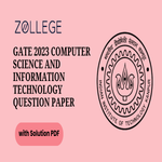 GATE 2023 Question Paper with Answer Key PDF for CSE Feb 4 Forenoon Session ZPYP